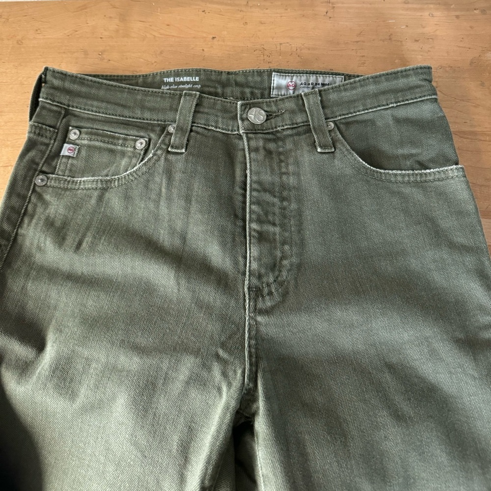 AG Adriano Goldschmied The Isabelle Vintage High-Rise Straight Leg Crop Jean - Picture 8 of 11